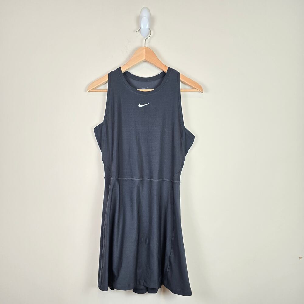 Nike Victory Women's Size XL Dri-FIT Tennis Dress Black FQ1780-010